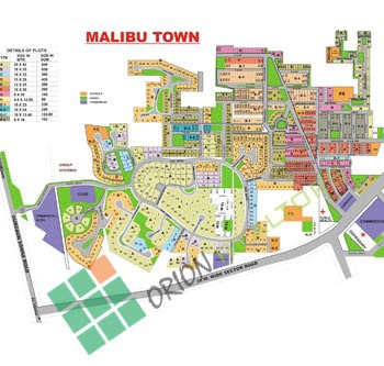 Malibu Town Map
